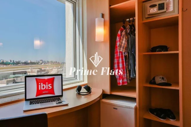 Imagem Flat disponível para venda no Íbis Congonhas, com 27m², 1 dormitório e 1 vaga