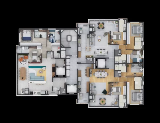 Imagem Apartamento à Venda em Moema Com 3 Suítes e 2 Vagas - Em Obras
