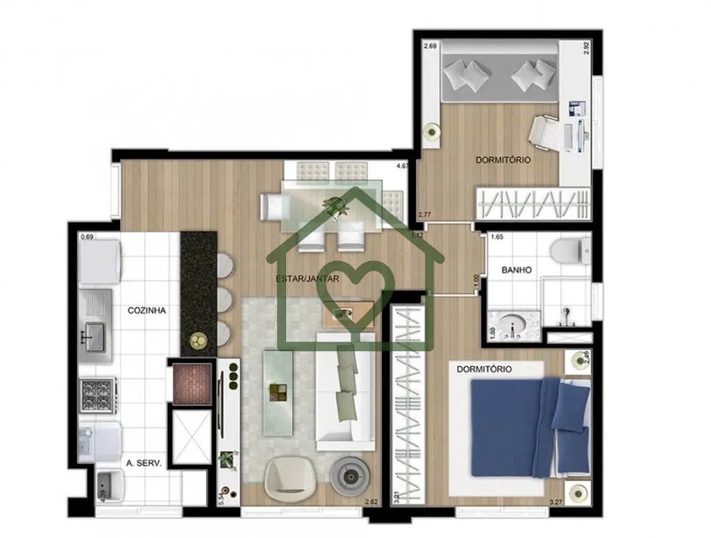 Imagem Descubra o seu novo lar no coração de Jardim Carvalho, Porto Alegre! Este apartamento incrível of...