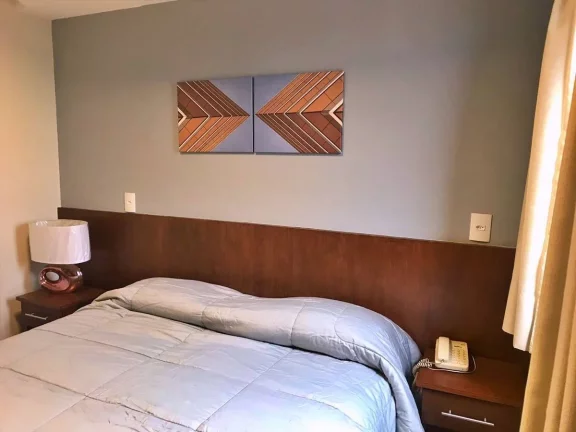 Imagem Flat disponível para locação no Hotel Premium Flats Berrini no Brooklin, com 30m², 1 dormitório e 1 vaga