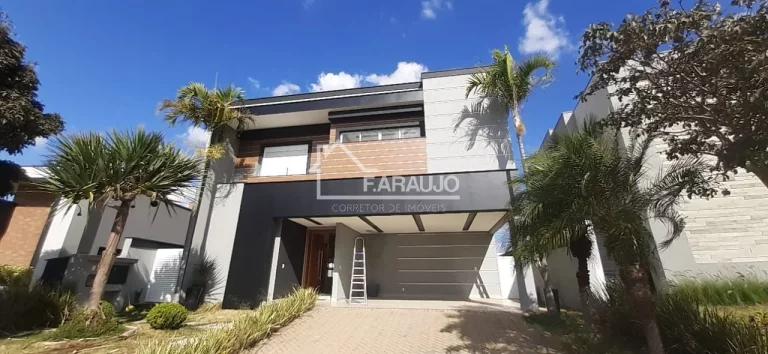 Imagem Casa em Condomínio à venda em Alphaville Nova Esplanada 4 com 400m² 4 suítes, 4 vagas