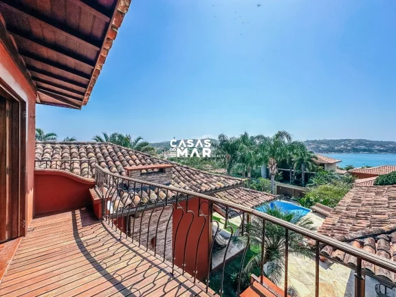 Imagem Luxuosa Casa com 5 Suítes na Ferradura, Búzios-RJ Piscina, Espaço Gourmet A poucos metros da praia 498m² de área