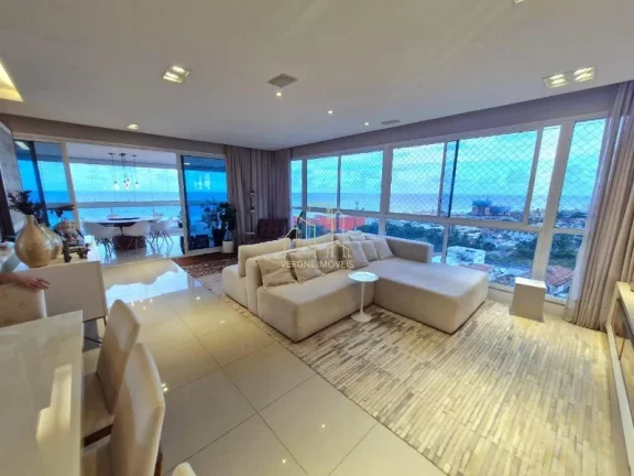Imagem Apartamento de alto padrão com três suítes varanda gourmet vista mar a venda em Patamares