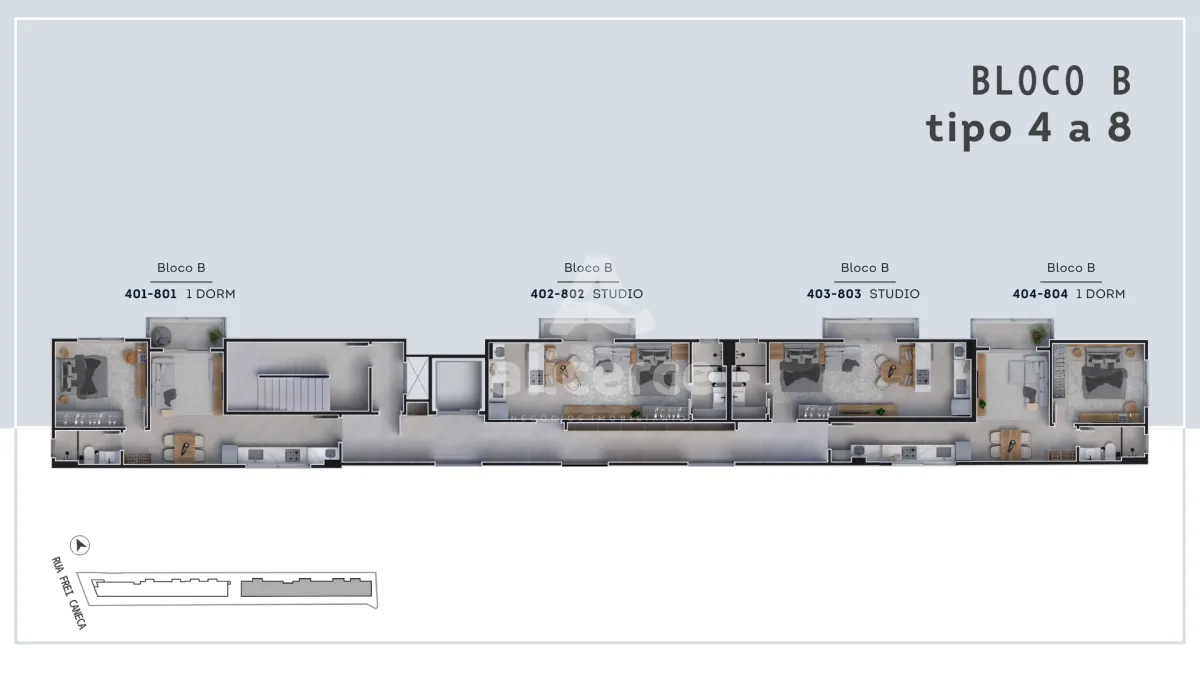 Imagem Studio à venda com 1 quarto , 30,03m² em Agronômica Florianópolis