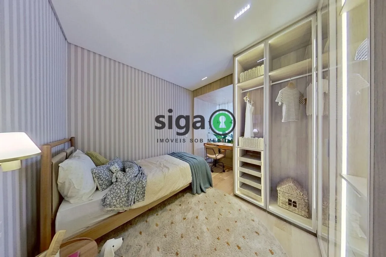 Imagem Apartamento à venda no Brooklin, 168m², 4 dts sendo 2 suítes, lazer completo