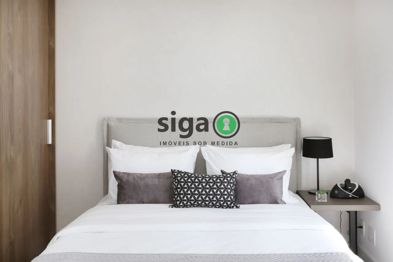 Imagem APATAMENTO MOBILIADO PARA VENDA NO BROOKLIN COM 1 DORMITORIO