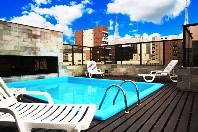 Imagem Flat disponível para venda no Flat London Residence Service no Jardim Paulista, com 42m², 1 dormitório e 1 vaga de garagem