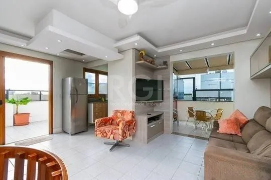 Imagem EXCELENTE COBERTURA COM 2 DORMITÓRIOS, PISCINA E 1 VAGA DE GARAGEM.