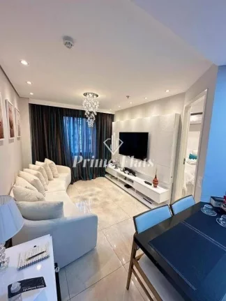 Foto do imóvel Flat disponível para venda no Mercure São Paulo Moema Times Square Hotel, com 30m², 1 dormitório e 1 vaga de garagem em Avenida Jamaris