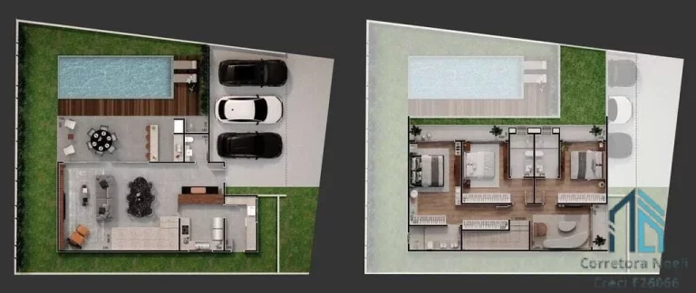Imagem Maravilhoso condomínio com 3 ou 4 quartos suítes, no Santo Inácio Curitiba PR