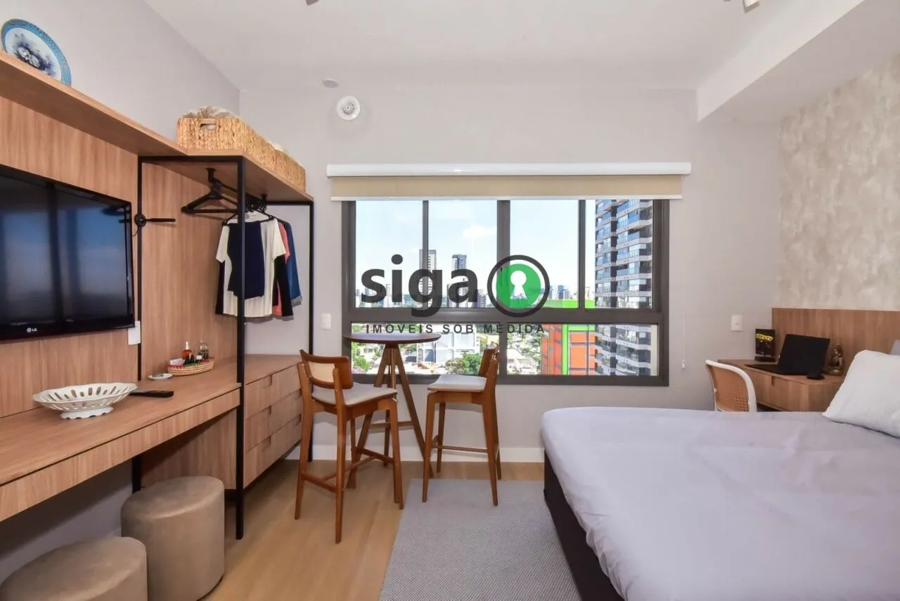 Imagem Vende-se Studio de 25 m² no Brooklin em São Paulo em excelente localização