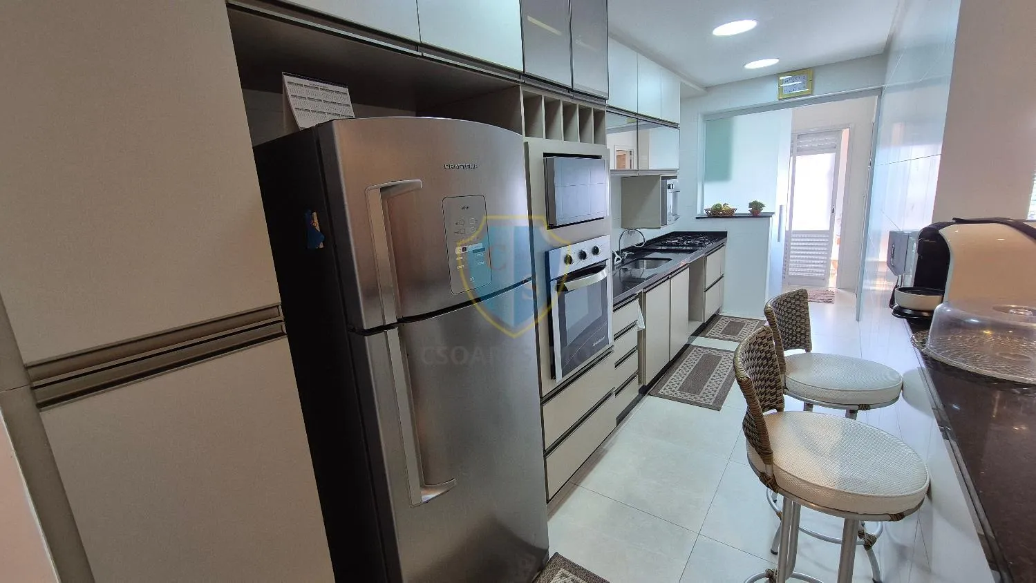 Imagem Apartamento de 2 Dorms (1 Suíte) Churrasqueira na Varanda