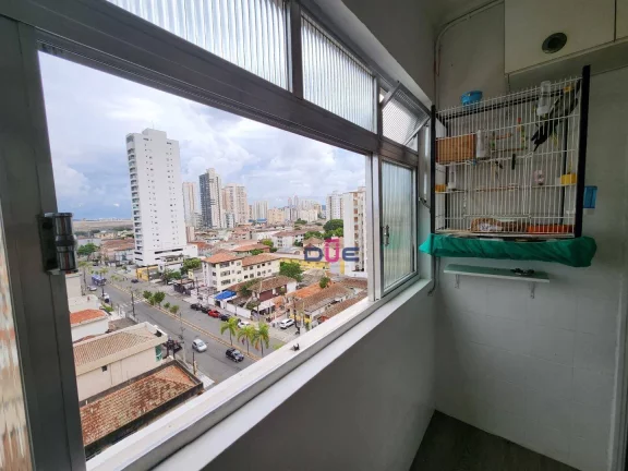 Imagem Apartamento com 2 dormitórios e 2 banheiros à venda, 100 m² por R$ 540.000 - Ponta da Praia - Santos/SP