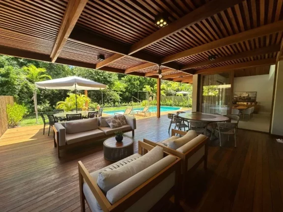 Imagem Com ambientes amplos e moderno essa casa decorada com quatro suítes e área gourmet a venda na Praia do Forte