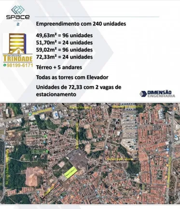 Imagem Apartamento com 2 Quartos à Venda, 59 m² em Parque Athenas - São Luís