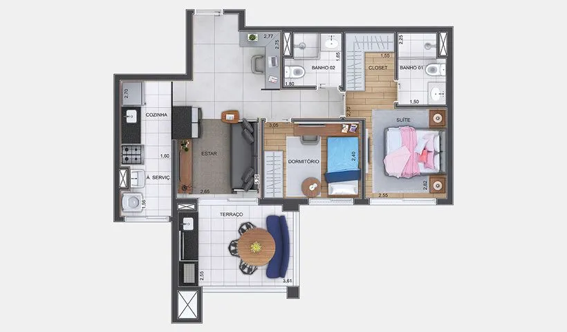 Imagem Apartamento com 3 dormitórios à venda por R$ 1.007.000,00 - Macedo - Guarulhos/SP