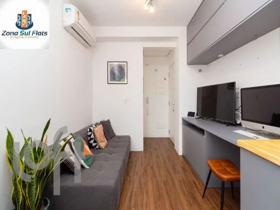 Imagem Apartamento à Venda Na Vila Olímpia Com 1 Suíte, Varanda e 1 Vaga