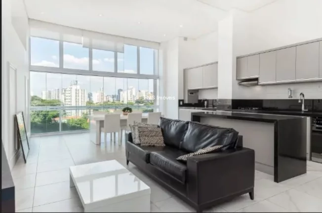 Imagem APARTAMENTO DUPLEX 85m² - 1 DORMITORIO - 2 VAGAS - BROOKLIN