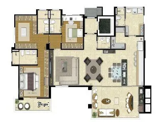 Imagem Comprar apartamento com 4 dormitórios em Tatuapé, São Paulo-SP Apartment for sale in são Paulo Brazil