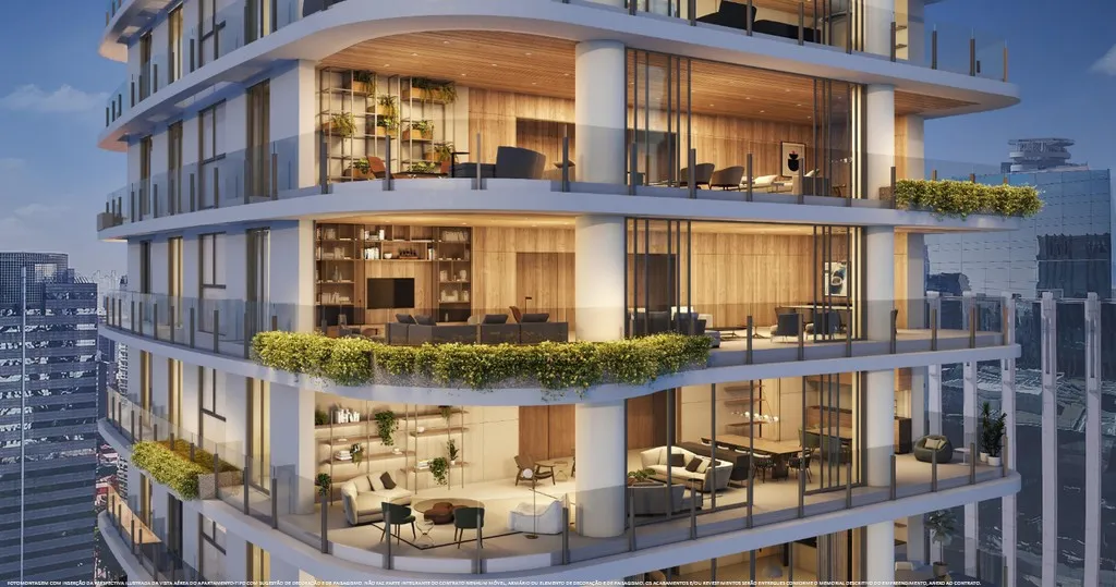 Imagem Edifício Casa Lafer, apartamento 4 quartos em Itaim Bibi São Paulo, apartment in São Paulo Brazil, apartamento 4 quartos em Itaim Bibi São Paulo