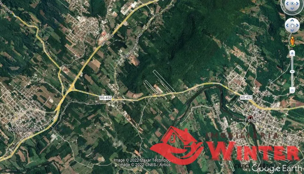 Imagem Área de terras 6 hec de frente para RS 452 - Feliz
