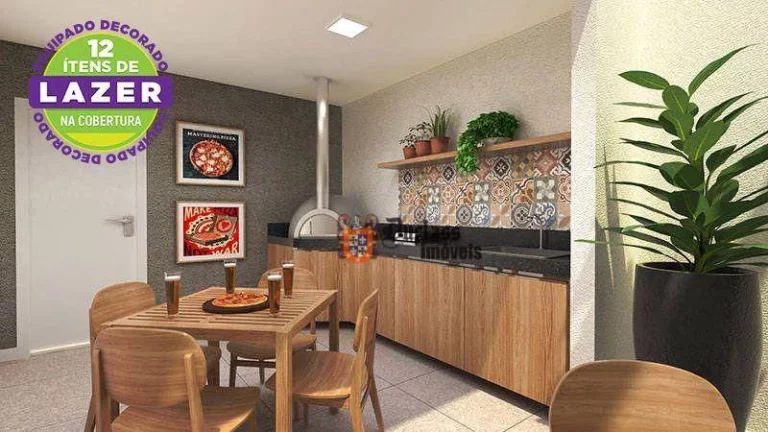 Imagem Apartamento com 2 dormitórios à venda, 42 m² a partir de R$ 311.479,00 - Vila Sacadura Cabral - Santo André/SP