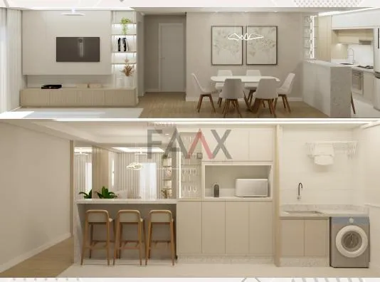 Imagem Apartamento com 2 dormitórios à venda, com sacada, TRIANON, GUARAPUAVA - PR