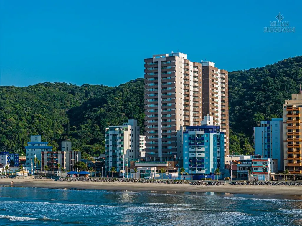 Foto do imóvel Apartamento 3 dormitórios sendo 1 suíte frente mar - Mongaguá em Jardim Lunamar, Mongaguá - SP