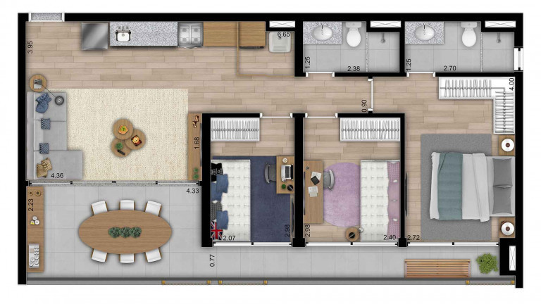 Imagem Apartamento com 2 Quartos à Venda, 62 m² em Sumarezinho - São Paulo