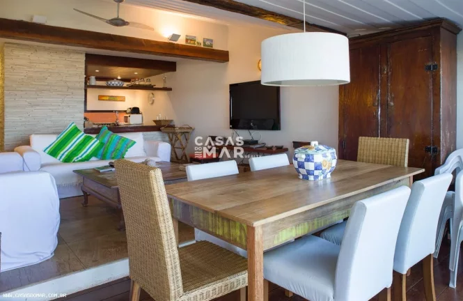 Imagem Casa Frente Mar para Temporada em Armação dos Búzios / RJ no bairro Geribá