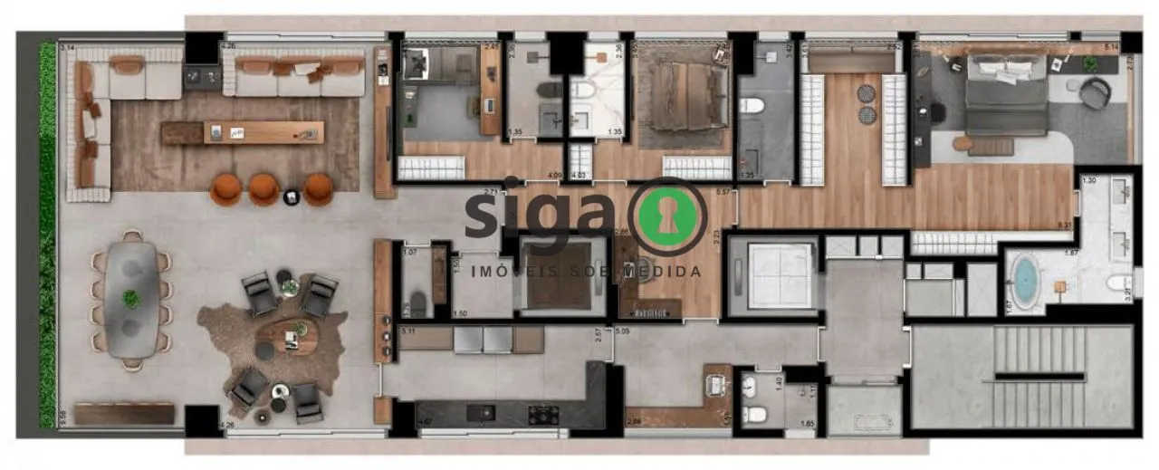 Imagem Apartamento para venda no Jardins, Sao Paulo - SP