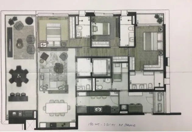 Imagem Apartamento com 3 Quartos à Venda, 186 m² em Ibirapuera - São Paulo