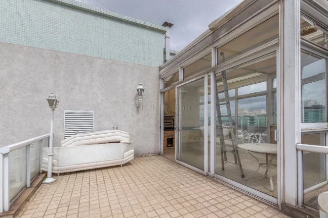 Imagem Ótima cobertura com 600m², Moema Índios, com vista espetacular. Amplo living para vários ambient...