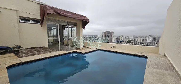 Linda cobertura no bairro Alto da Lapa Com 202 m² privativos, temos no primeiro piso uma ampla sala...