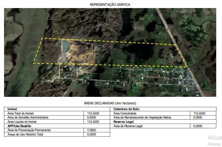 Imagem Area para Venda - 1.100.000m², Vila Santa Rosa