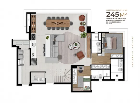 Imagem Cobertura com 4 Quartos à Venda, 245 m² em Centro - Osasco