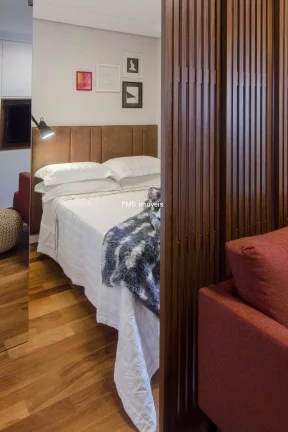 Imagem Apartamento para locação no Brooklin Paulista, com 1 suíte, 1 banheiros, 1 vaga, 35m²