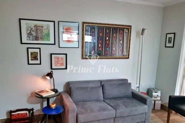Imagem Flat disponível para venda no Hotel Paulista Wall Street na Bela Vista, com 55m², 1 dormitório e 1 vaga de garagem