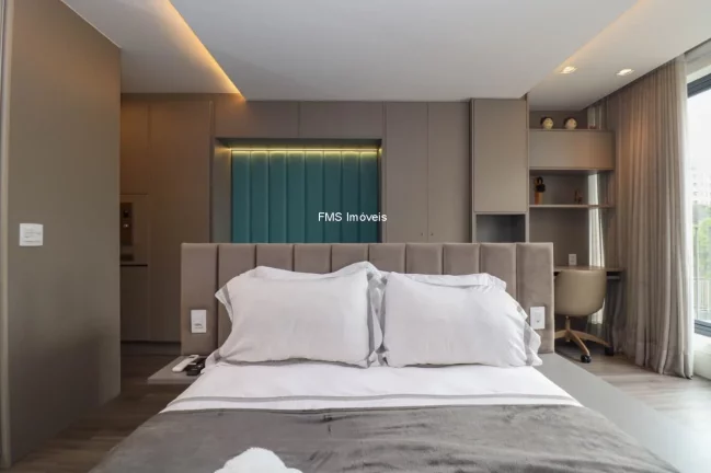 Imagem Apartamento à venda ou locação em Cerqueira César, em São Paulo-SP: 1 quarto, 1 sala, 1 banheiro, 31m² de área.