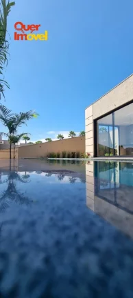 Imagem Luxuosa Casa em Condomínio à venda em Ribeirão Preto-SP, no Alphaville: 4 quartos, 4 suítes, 2 salas, 7 banheiros, 4 vagas de garagem, 498m² - Com Cinema Anfiteatro!