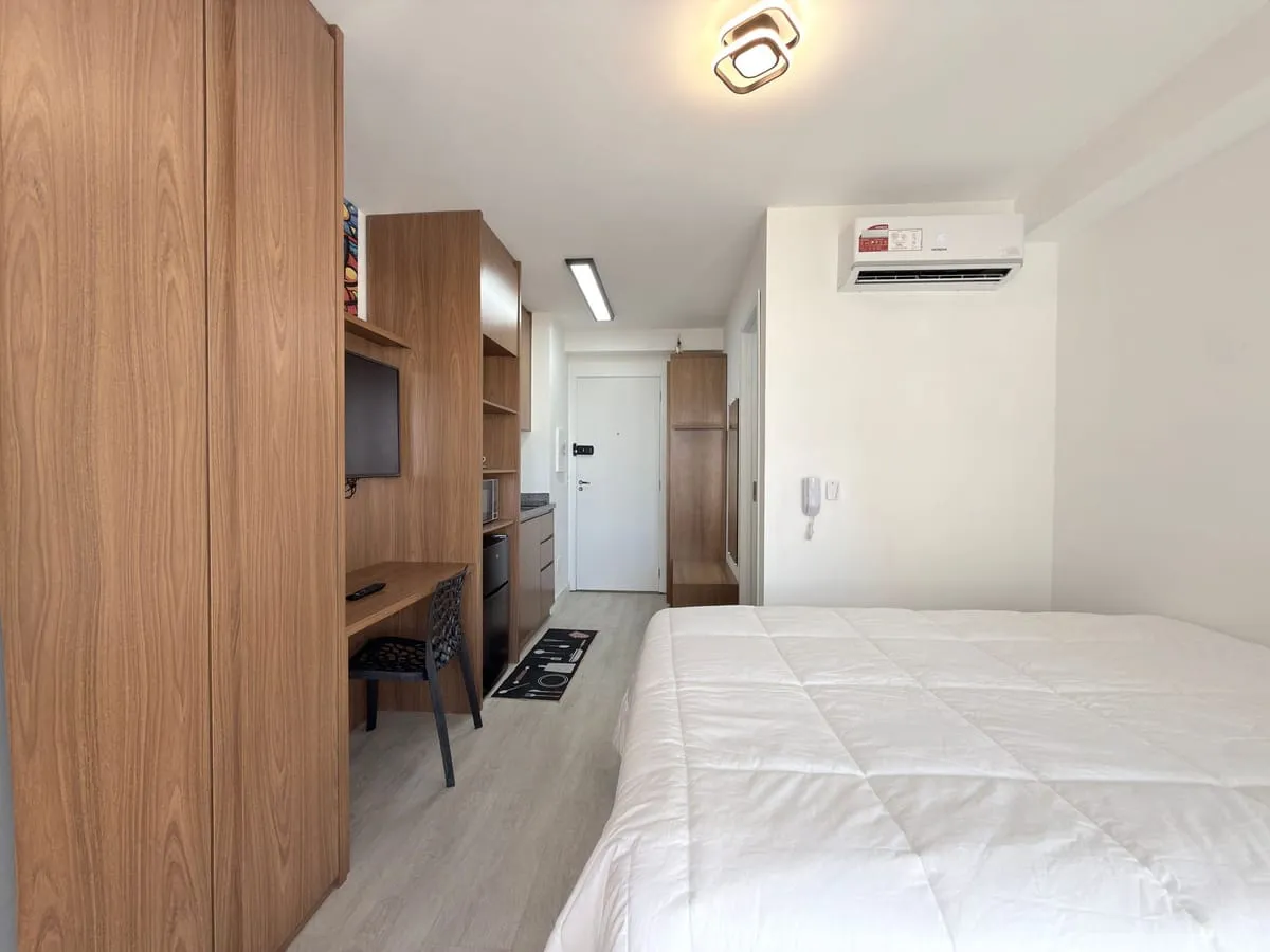 Imagem Apartamento com 1 Quarto para alugar, 24m² - Campo Belo
