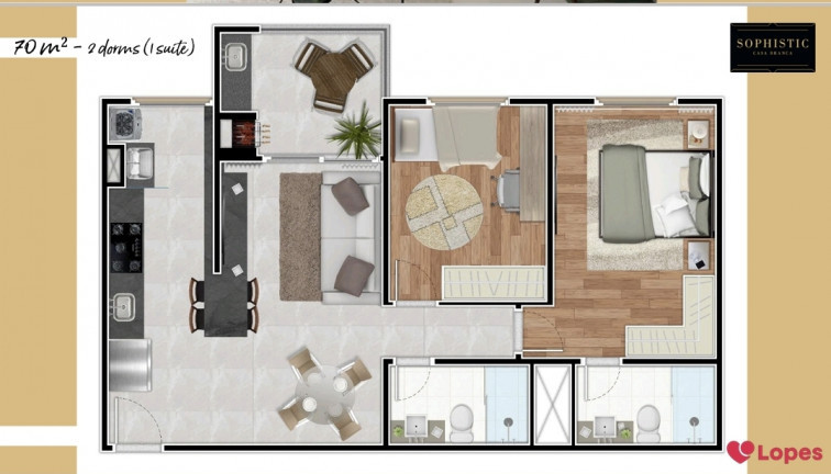 Imagem Apartamento com 3 Quartos à Venda, 83 m² em Casa Branca - Santo André