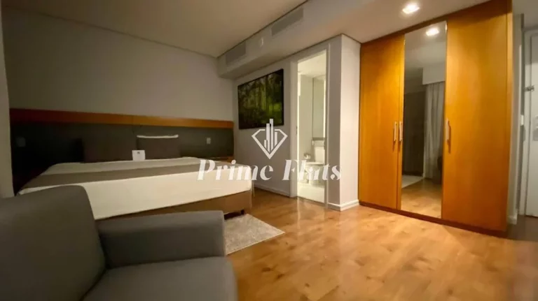 Imagem Flat disponível para venda no Hotel Slaviero Essential Moema, com 26m², 1 dormitório e 1 vaga