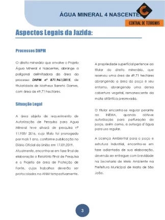 Imagem INDUSTRIAL DE ÁGUA MINERAL EM DIAS D'AVILA - BAHIA