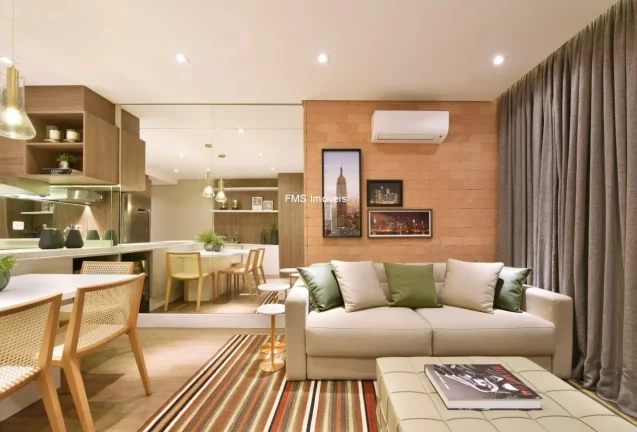 Imagem Apartamento para locação na Vila Nova Conceição, SP: 1 quarto, 1 suíte, 2 banheiros, 2 vagas de garagem, 74m². Venha conferir!