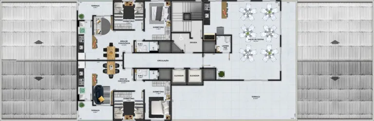 Imagem Apartamento com 2 Quartos à Venda, 53 m² em Rio Maina - Criciúma