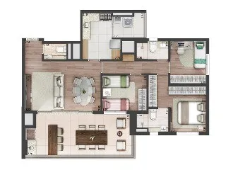 Imagem Greenwich Cyrela By Yoo, apartamento na Chácara Santo Antonio São Paulo, Condomínio Eastside e Westside
