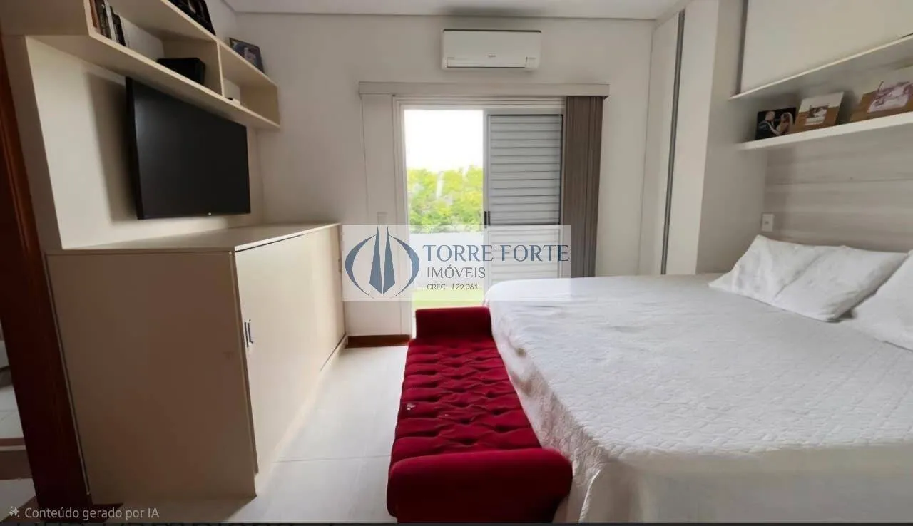 Imagem Lindo sobrado com 134 m², 3 dormitórios, 1 suíte com closet + Ar e piscina