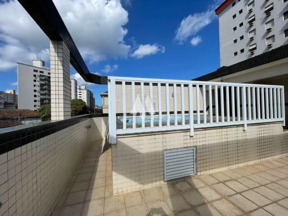 Imagem Sobreposta Duplex 4 suítes, Churrasqueira e Piscina à venda no Boqueirão em Santos