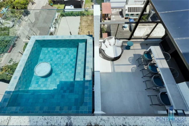 Imagem Cobertura Duplex para Venda em Itajaí, Praia Brava de Itajaí, 4 dormitórios, 4 suítes, 5 banheiros, 4 vagas